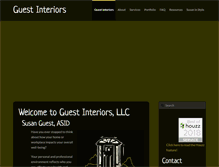 Tablet Screenshot of guestinteriors.com